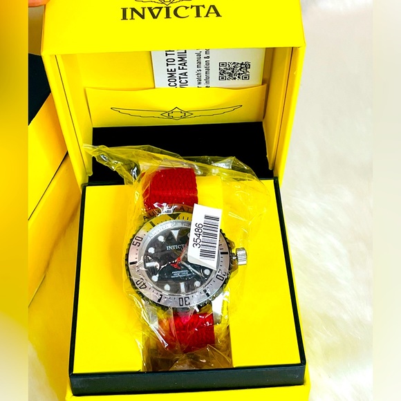 New Invicta Pro Diver Automatic Men’s Watch 44 mm Red - Picture 11 of 12
